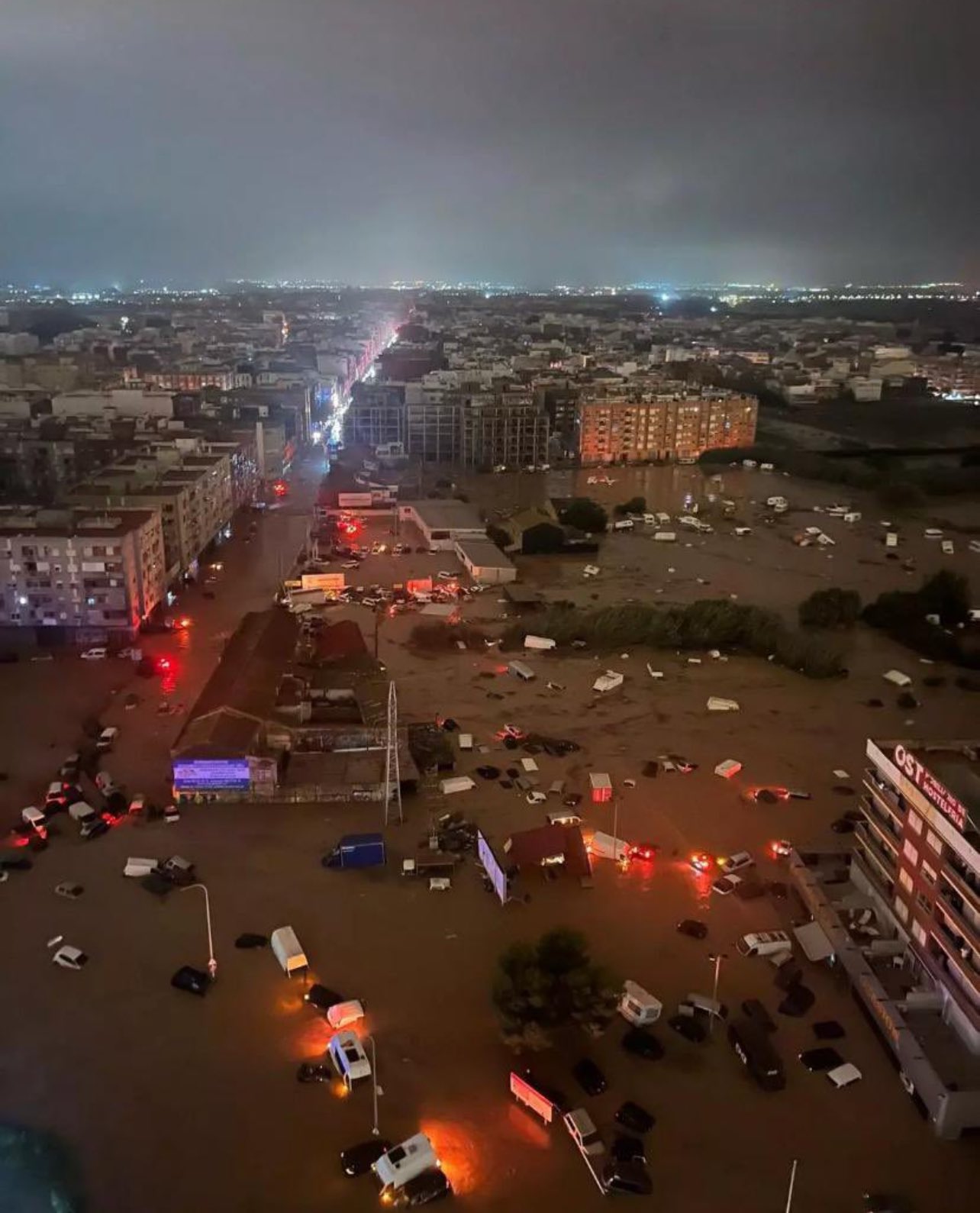 valencia inundada